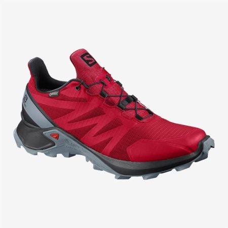 Scarpe Trail Running Salomon SUPERCROSS GTX Uomo Rosse IT 2-B03